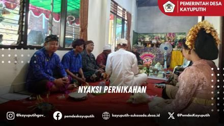 PELAKSANAAN NYAKSI PERNIKAHAN